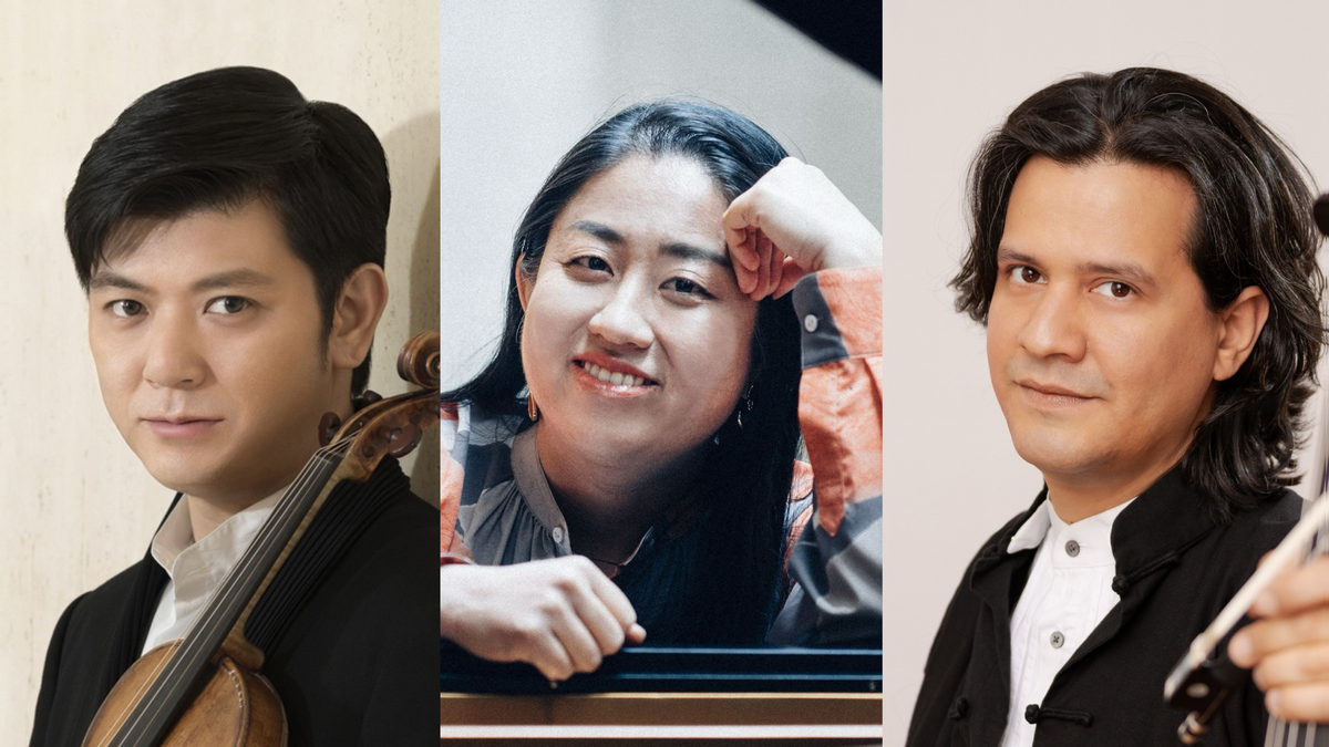 Daishin Kashimoto, Yu Kosuge and Claudio Bohórquez